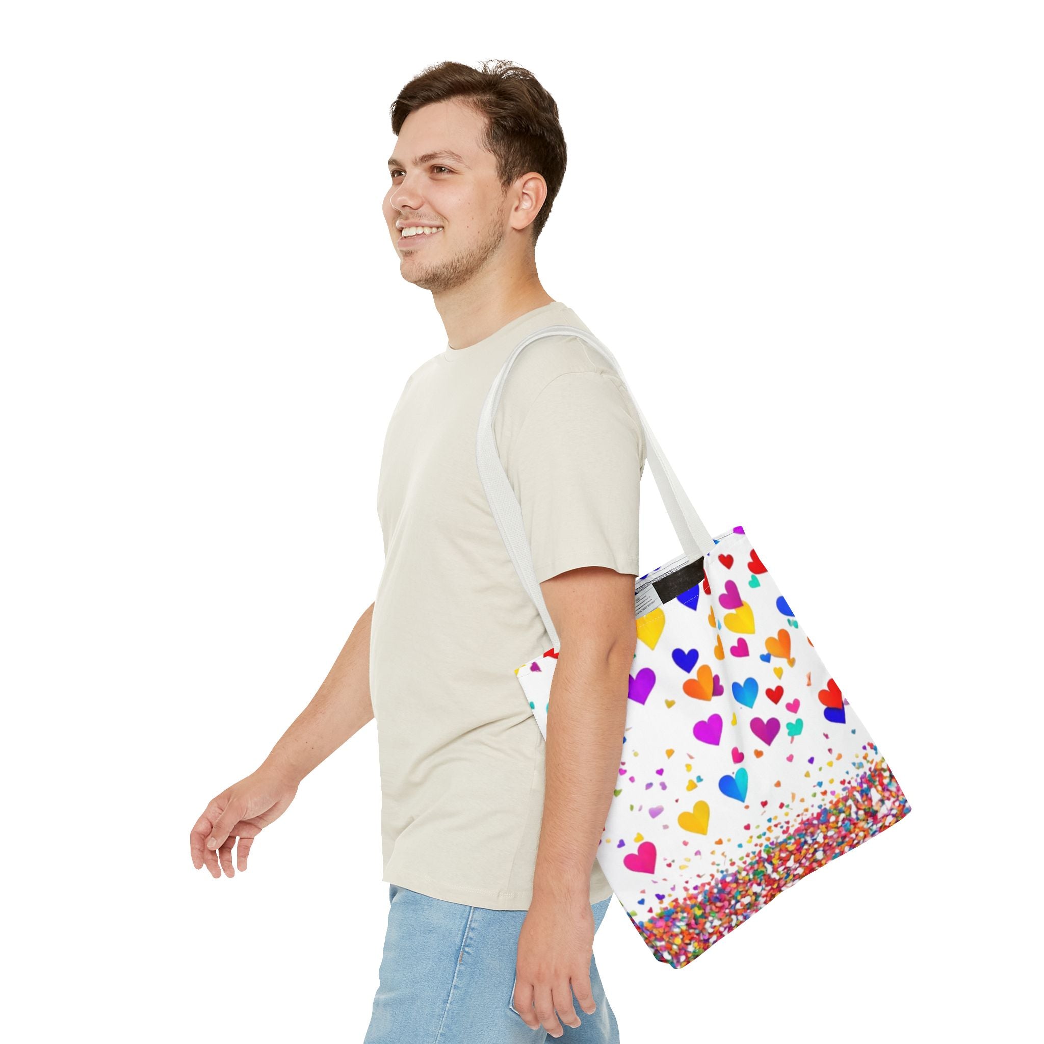 Falling Hearts Tote Bag