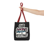 Our Existence Is Resistance Trans Protest Tote Bag