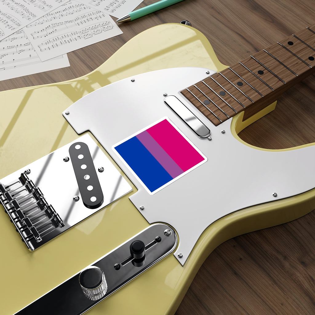 Die-Cut Stickers - Bisexual Pride Flag
