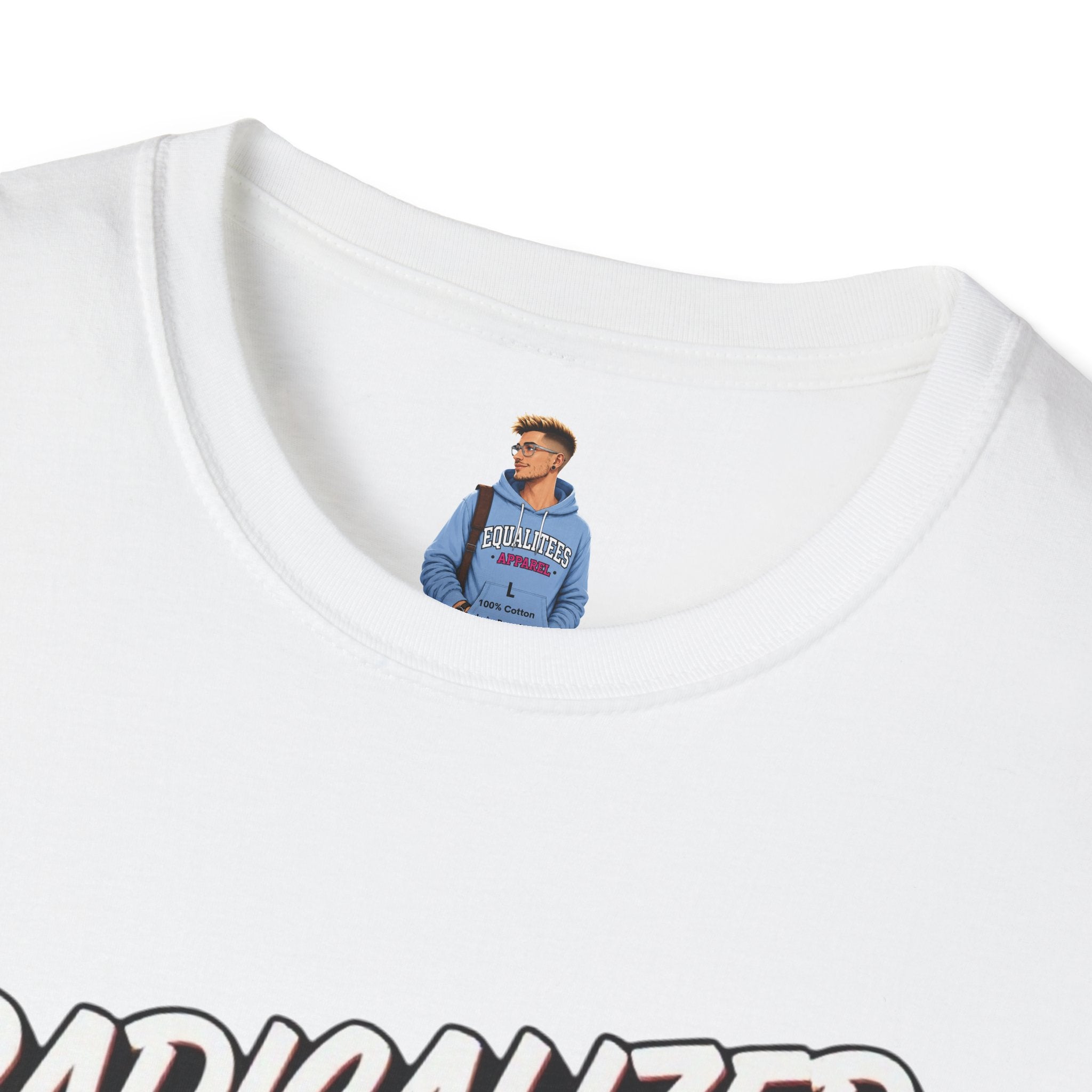Radicalized by Basic Decency T-Shirt | Social Justice Slogan Shirt