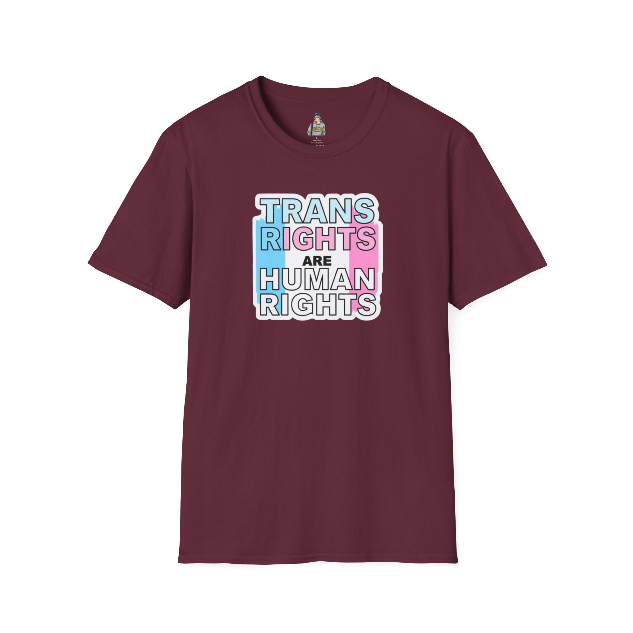Trans Rights Unisex Softstyle T-Shirt - Support Equality & Trans Rights