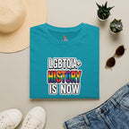 LGBTQIA+ History Is Now T-shirt