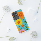 Floral Daisy Tough Case for Android