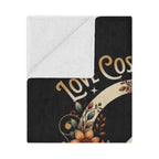 Grow Peace, Love Costs Nothing Give It Away - Microfiber Blanket