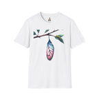 Trans Caterpillar to Butterfly Transformation T-Shirt, Unisex Graphic T-Shirt