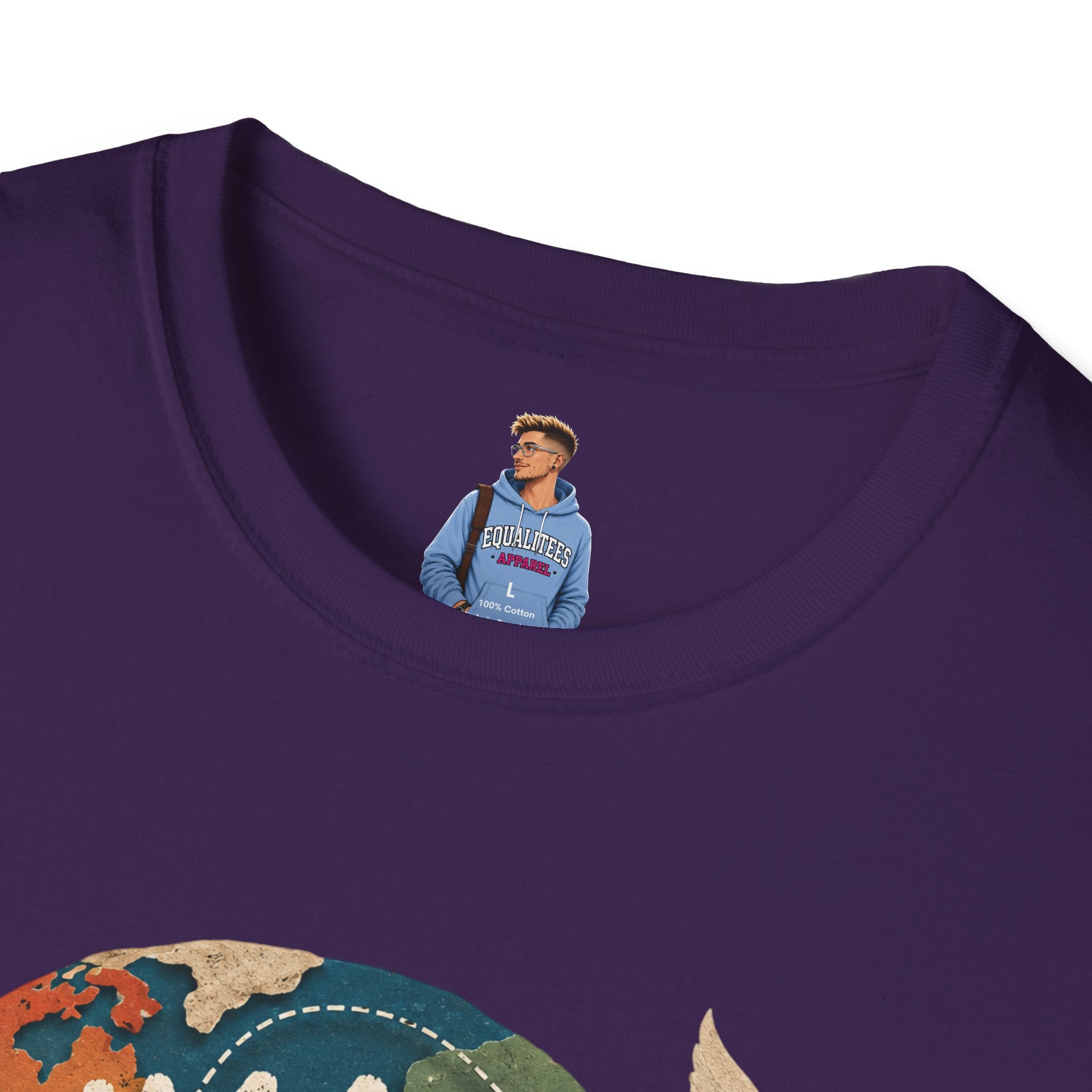 Humanity Has No Borders T-Shirt — Earth & Peace Graphic Tee