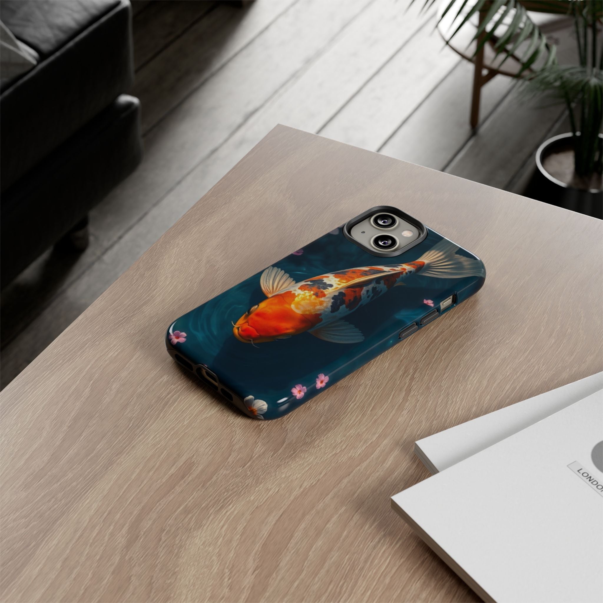 Peaceful Koi Cherry Blossom Tough Cases For Android & iPhone