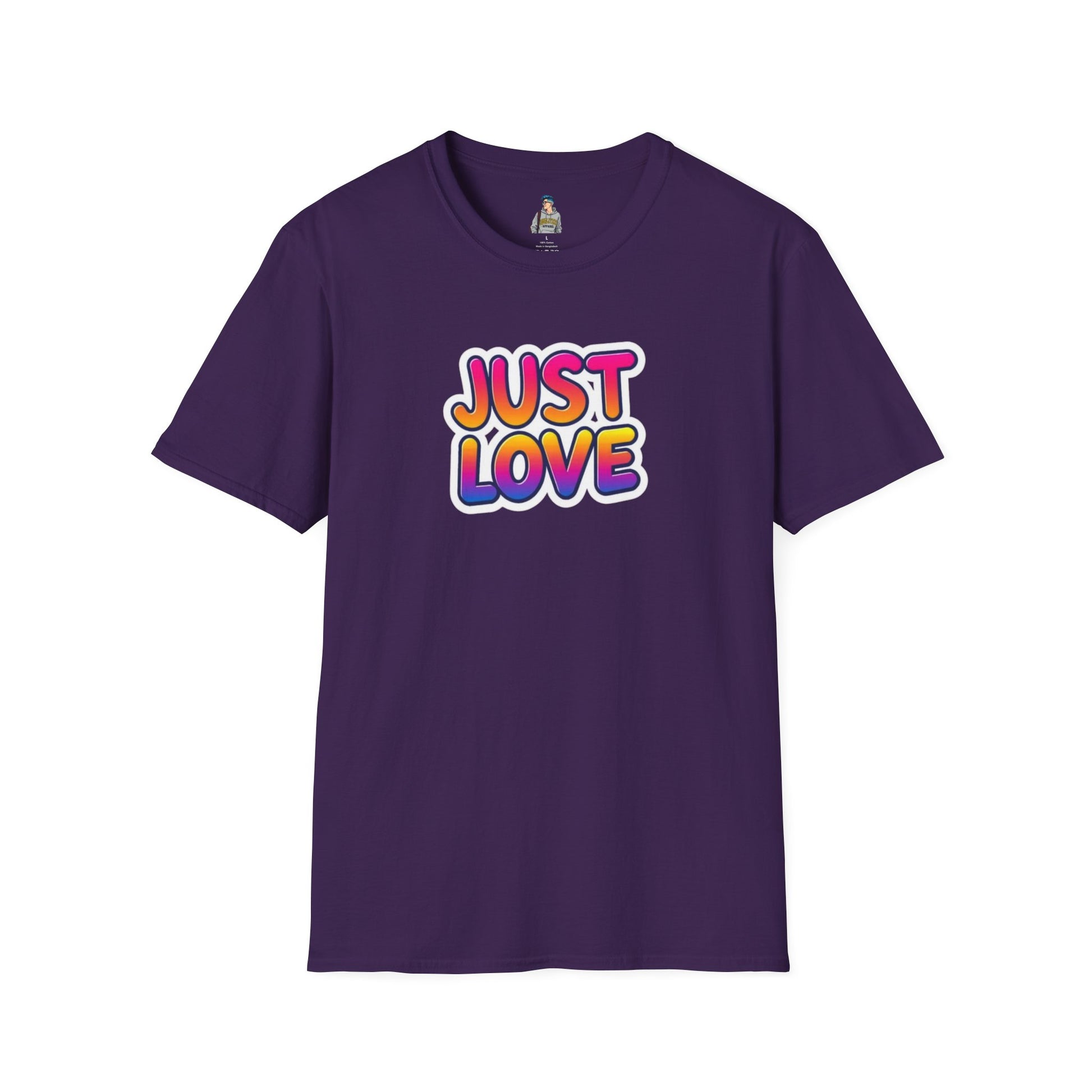 Just Love Unisex Softstyle T-Shirt | Perfect for Pride, Anniversaries, and Everyday Wear