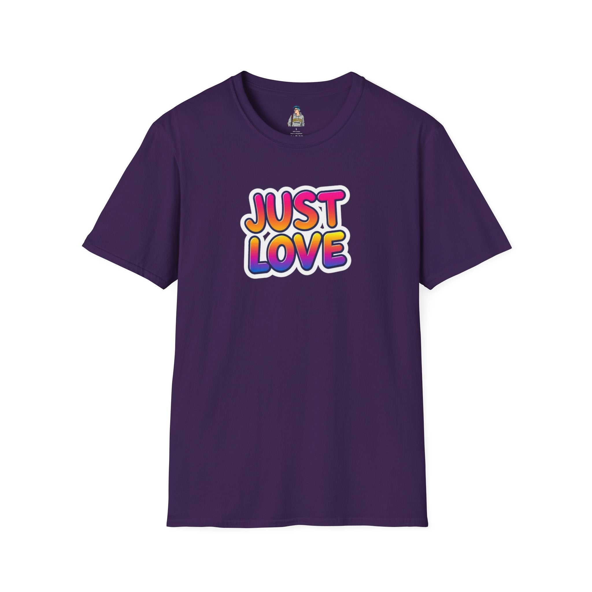 Just Love Unisex Softstyle T-Shirt | Perfect for Pride, Anniversaries, and Everyday Wear