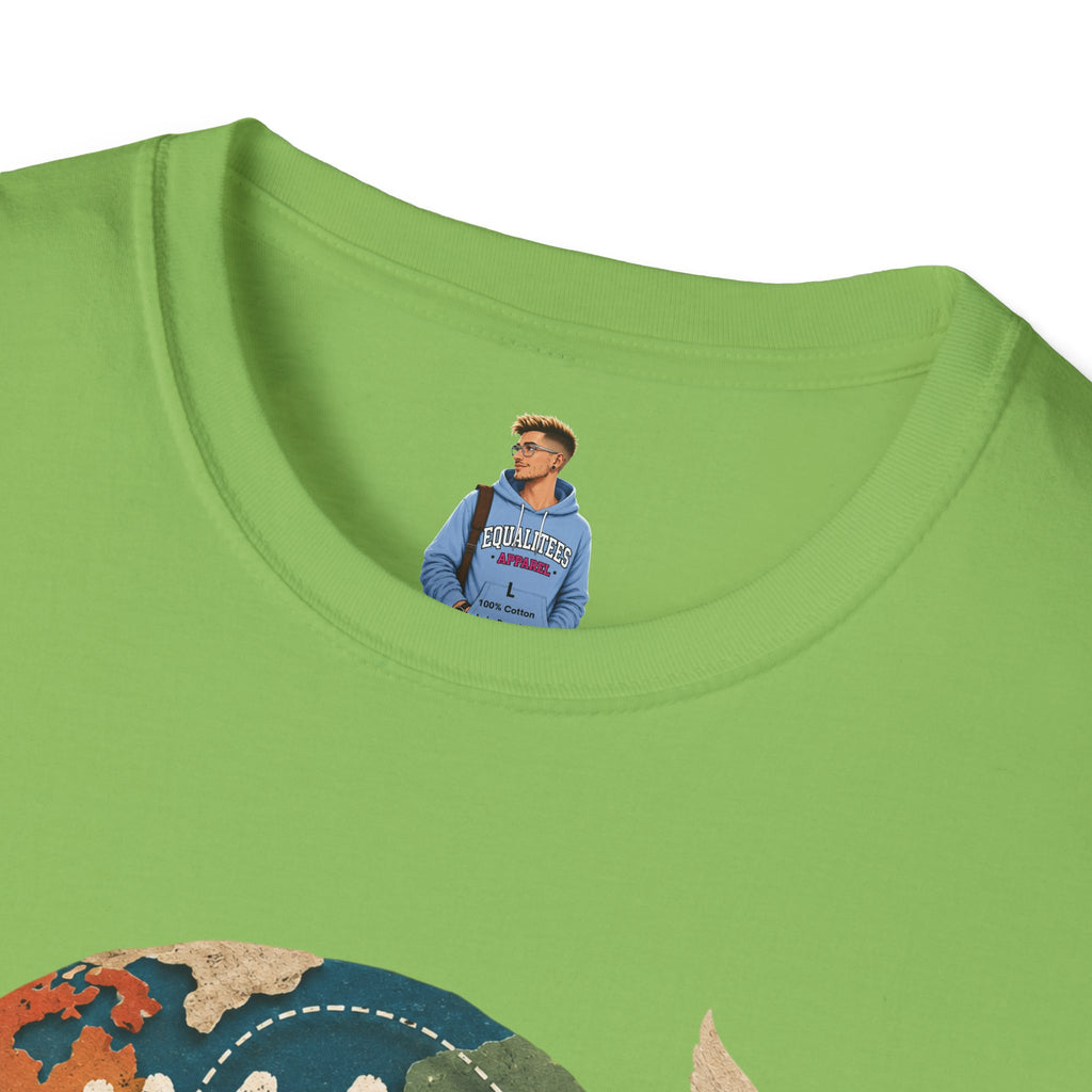 Humanity Has No Borders T-Shirt — Earth & Peace Graphic Tee