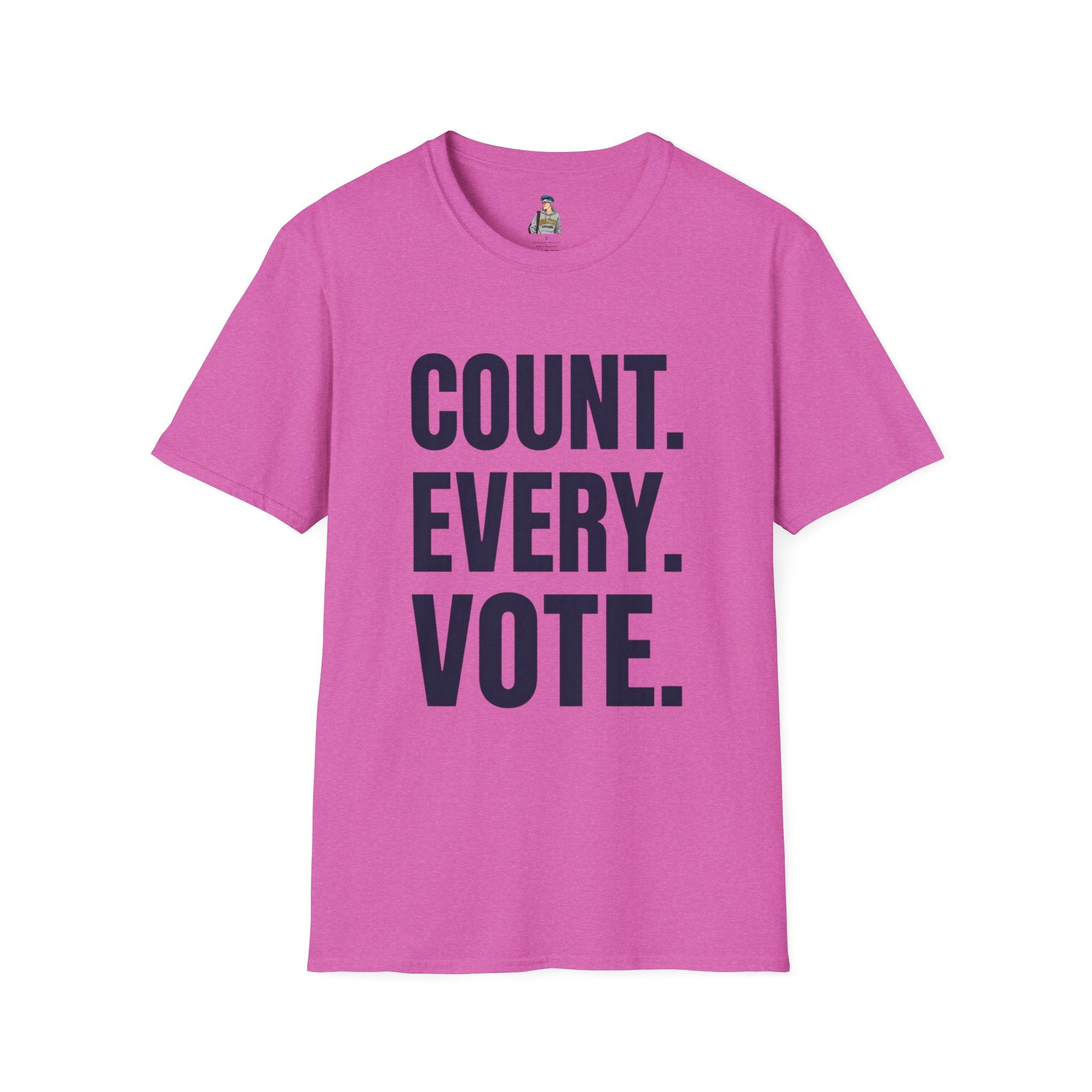Count. Every. Vote. T-Shirt — Voter Rights Political Tee