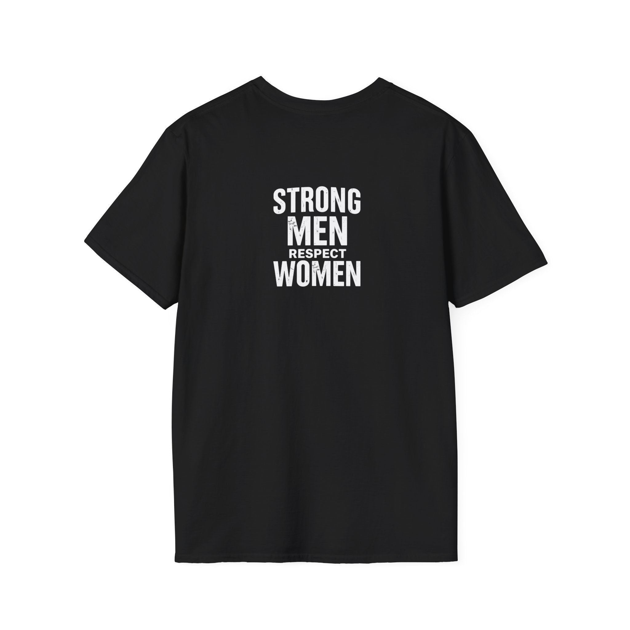 I Am The Bear, Strong Men Respect Women Unisex Softstyle T-Shirt