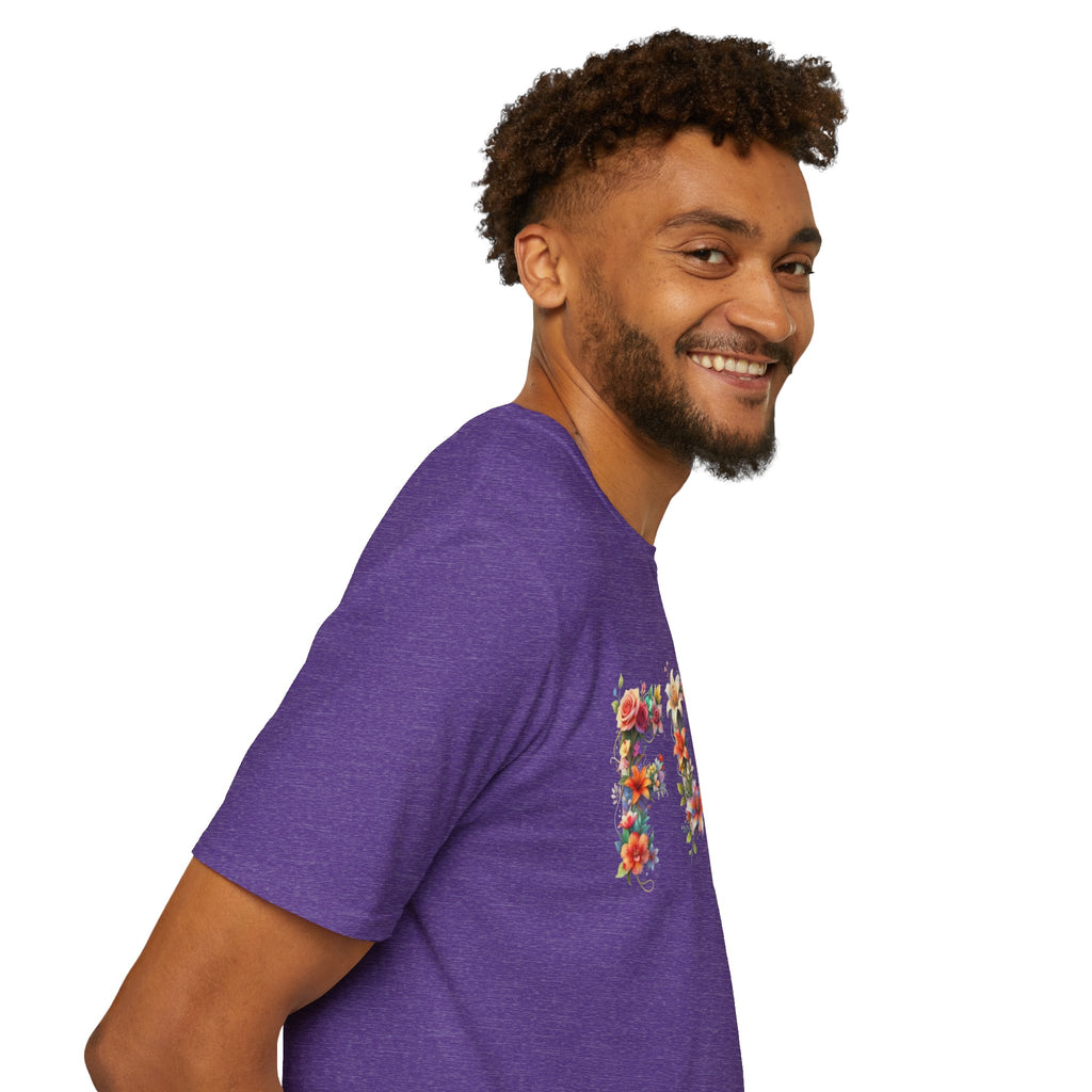 FDT Bold Floral Typography T-Shirt