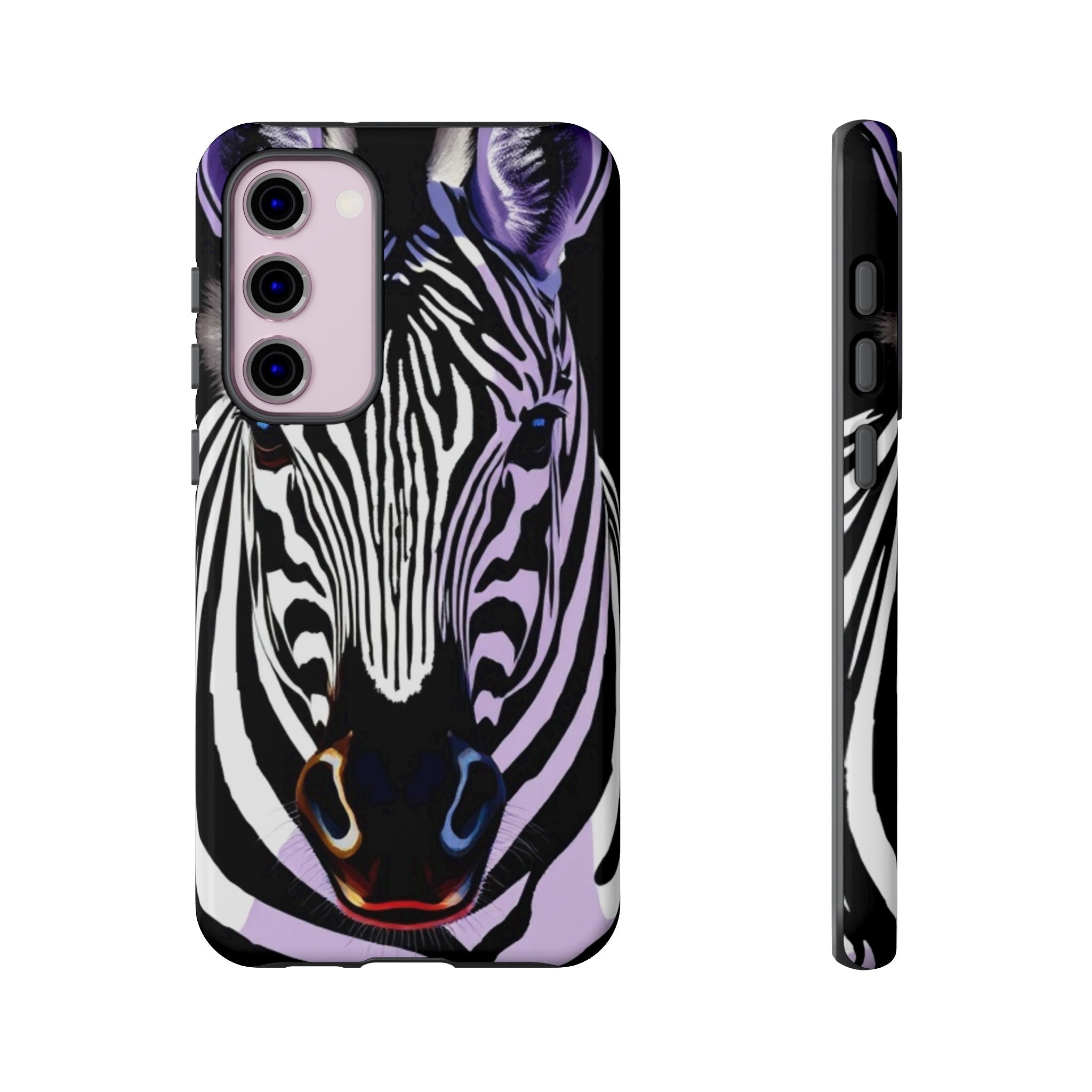 Android OR iPhone Compatible Cases - Zebra Design - Unique Tough Cases