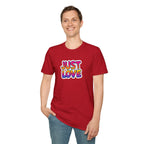 Just Love Unisex Softstyle T-Shirt | Perfect for Pride, Anniversaries, and Everyday Wear