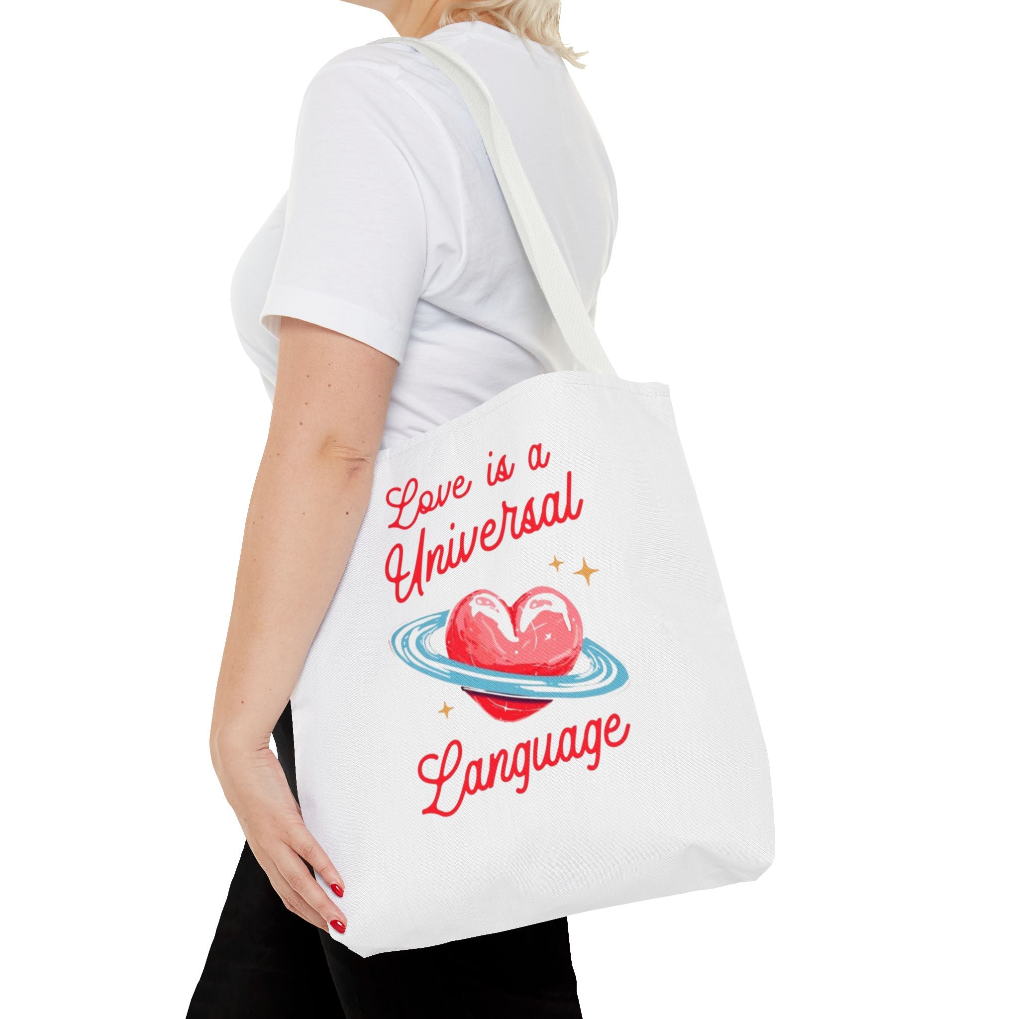 Love is a Universal Language Design - Tote Bag