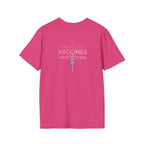 Unisex Softstyle T-Shirt - "Get Poked - Vaccines Save Lives" Statement Tee