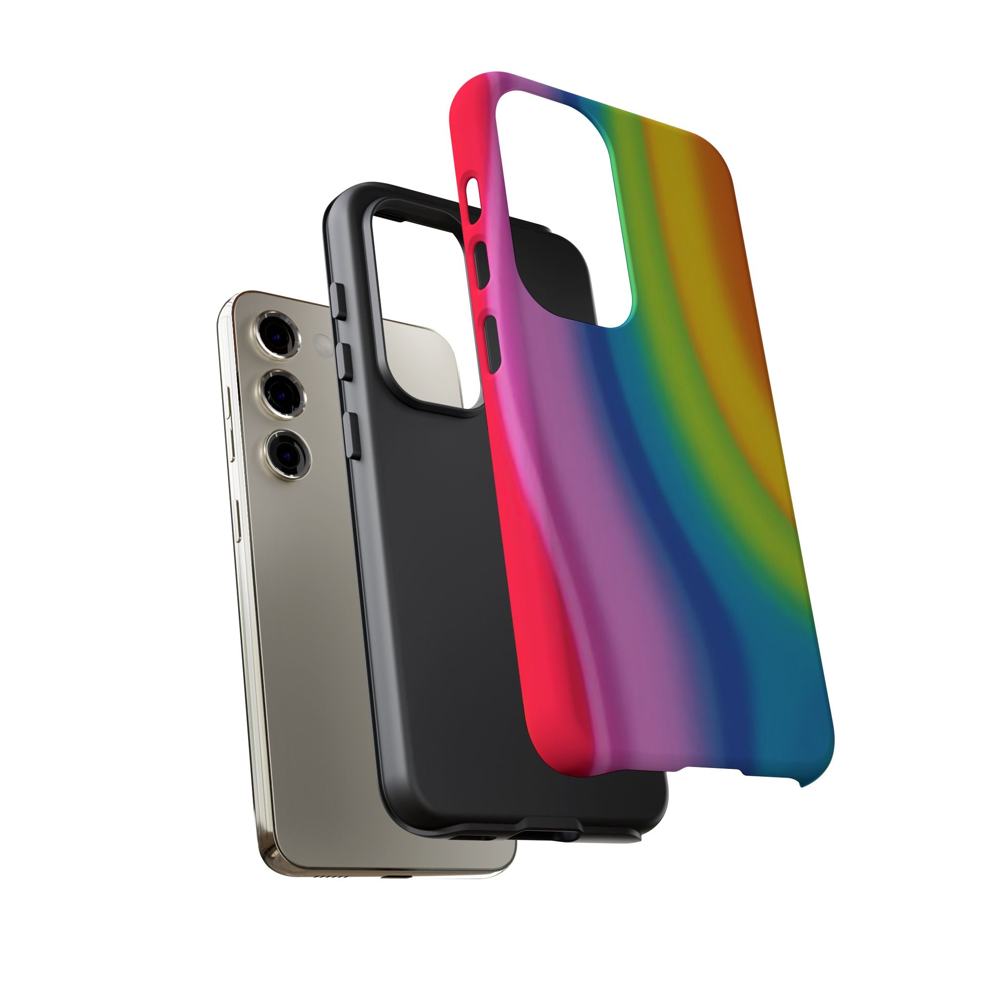 Rainbow Swirl Tough Case for Android