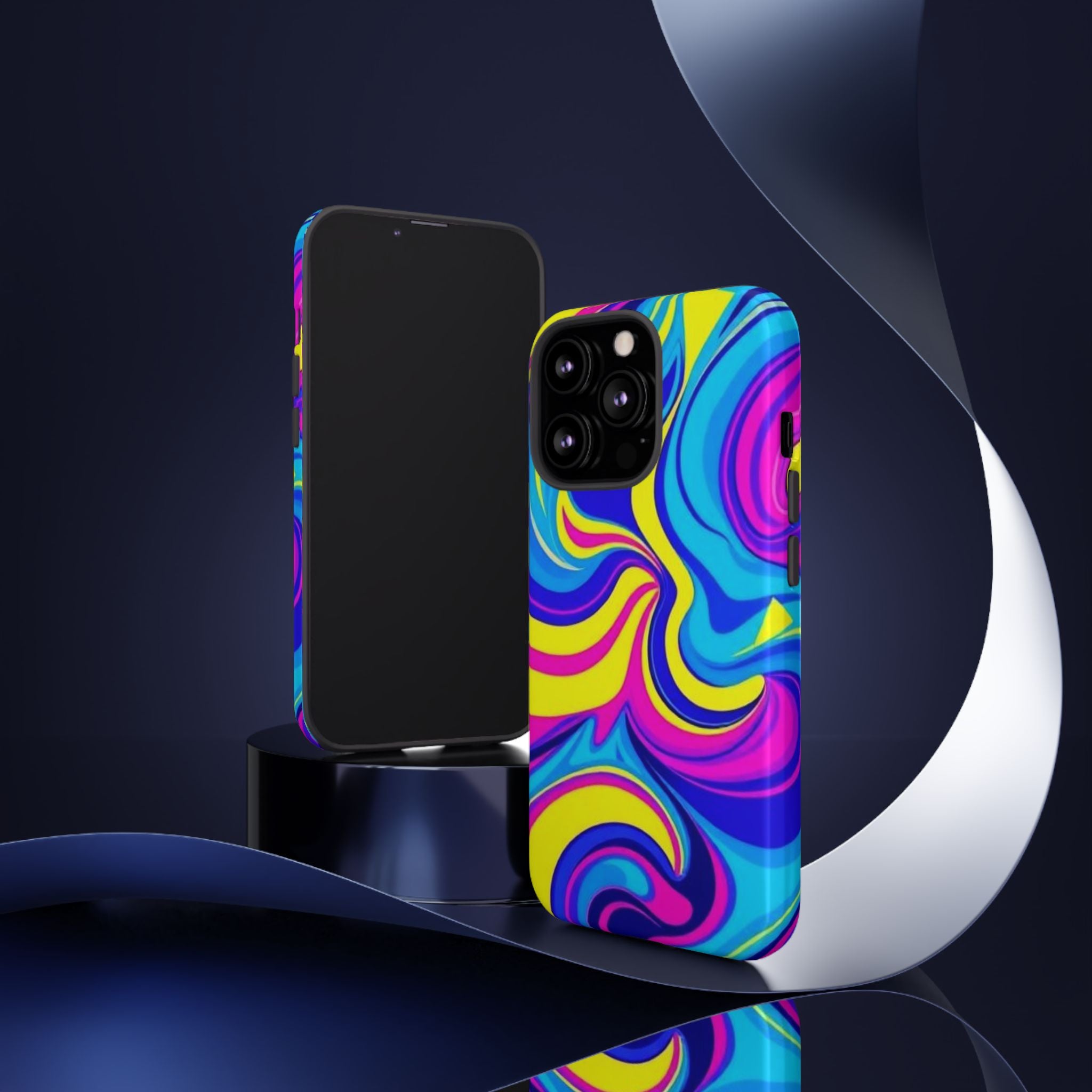 Psychedelic Swirl Tough Phone Case for iPhone