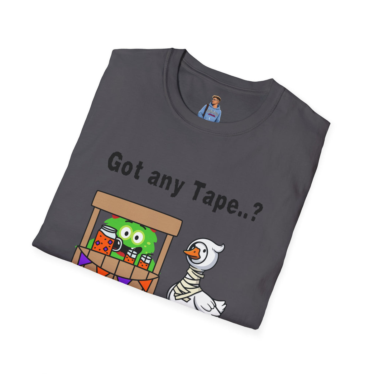 Got any Tape..? Funny Goose & Frog Market T-Shirt — Cute Animal Humor Tee