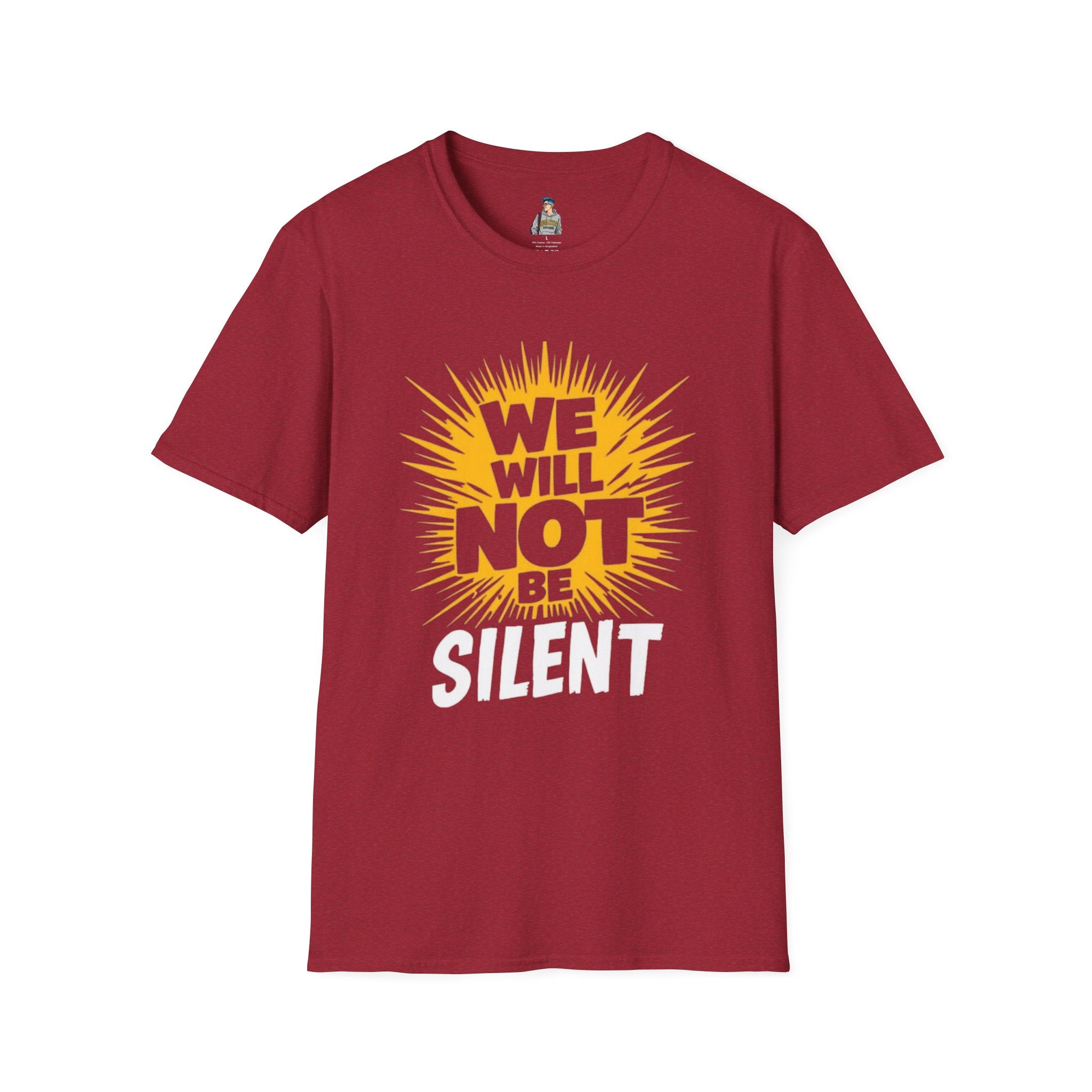 Empowerment Graphic Tee - We Will Not Be Silent | Unisex Softstyle T-Shirt