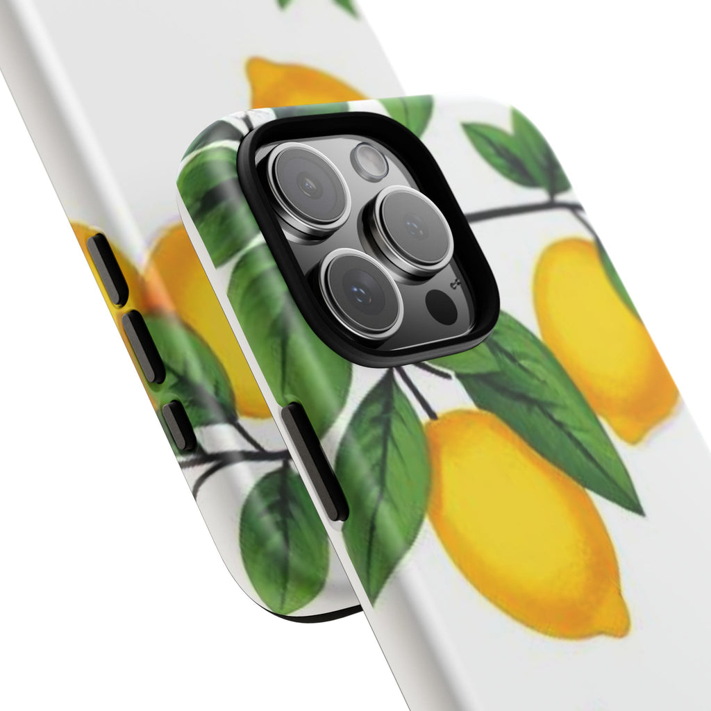 Lemon Blossom Tough Phone Case for iPhone