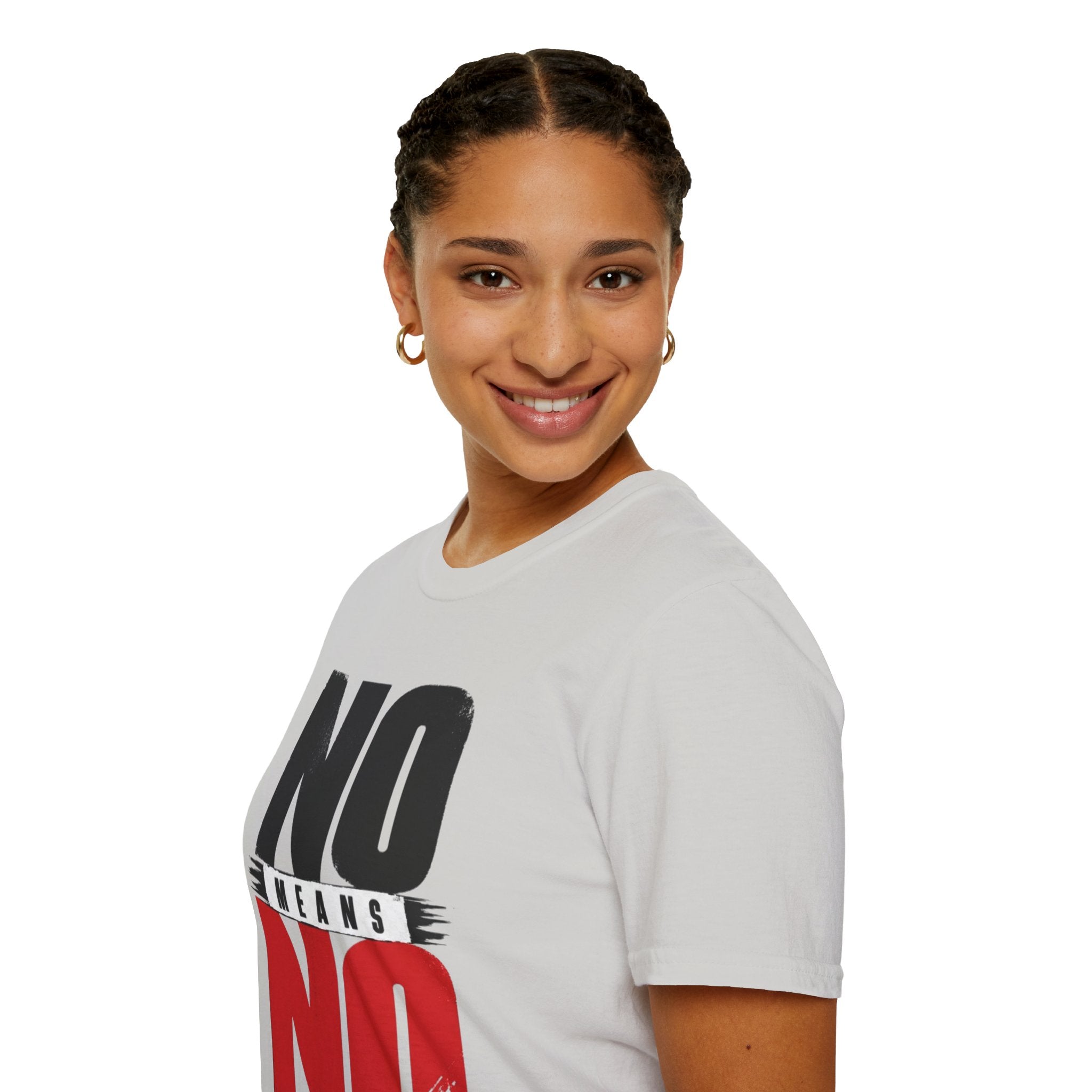 NO Means NO T-Shirt — Consent Awareness Graphic Tee