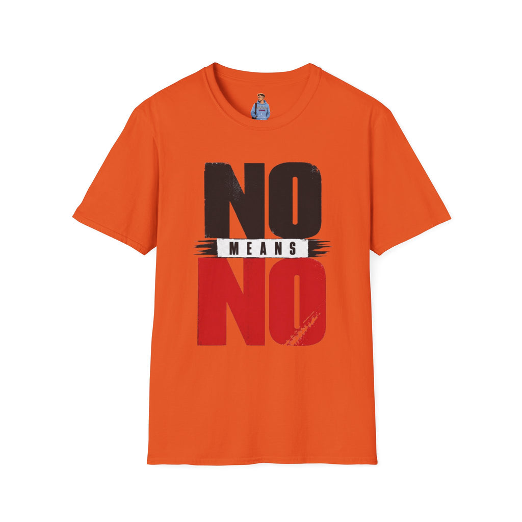 NO Means NO T-Shirt — Consent Awareness Graphic Tee