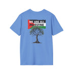 Unisex Softstyle T-Shirt: Stand with Gaza & We Are All Palestine Graphic Tee