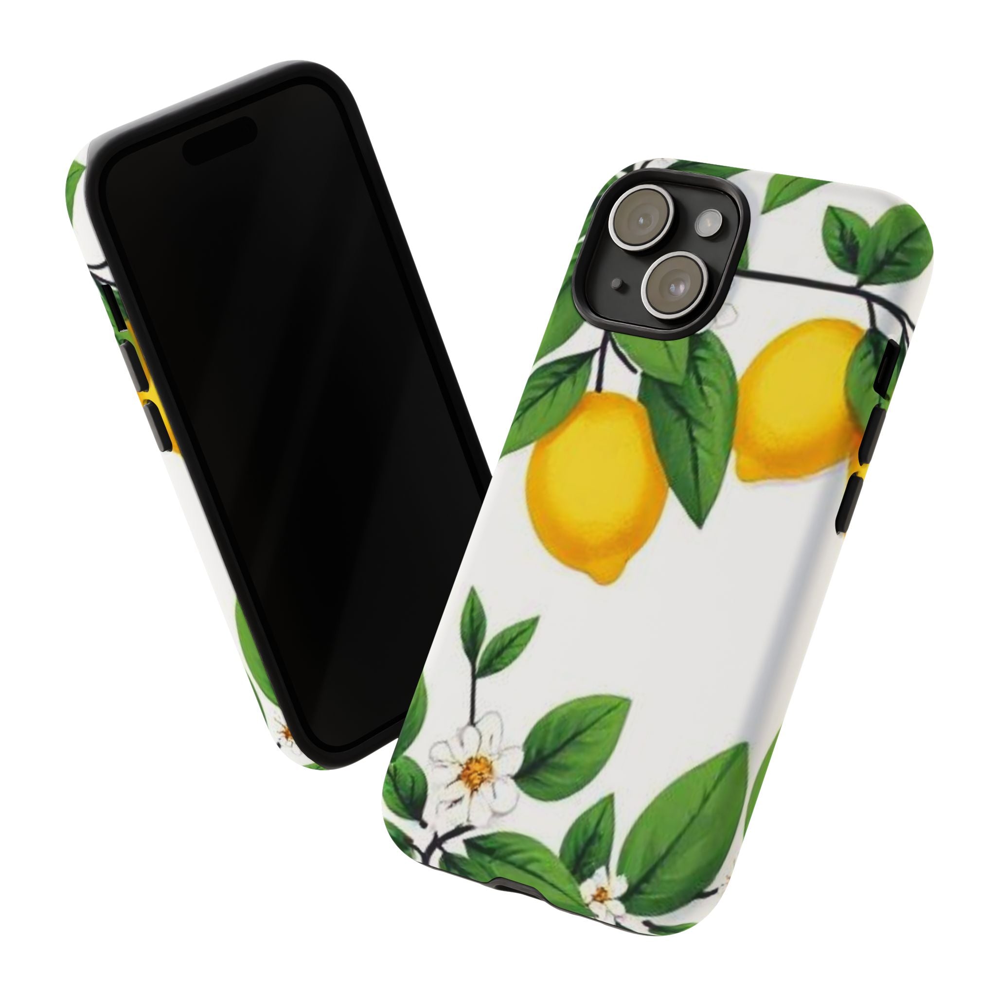 Lemon Blossom Tough Phone Case for iPhone