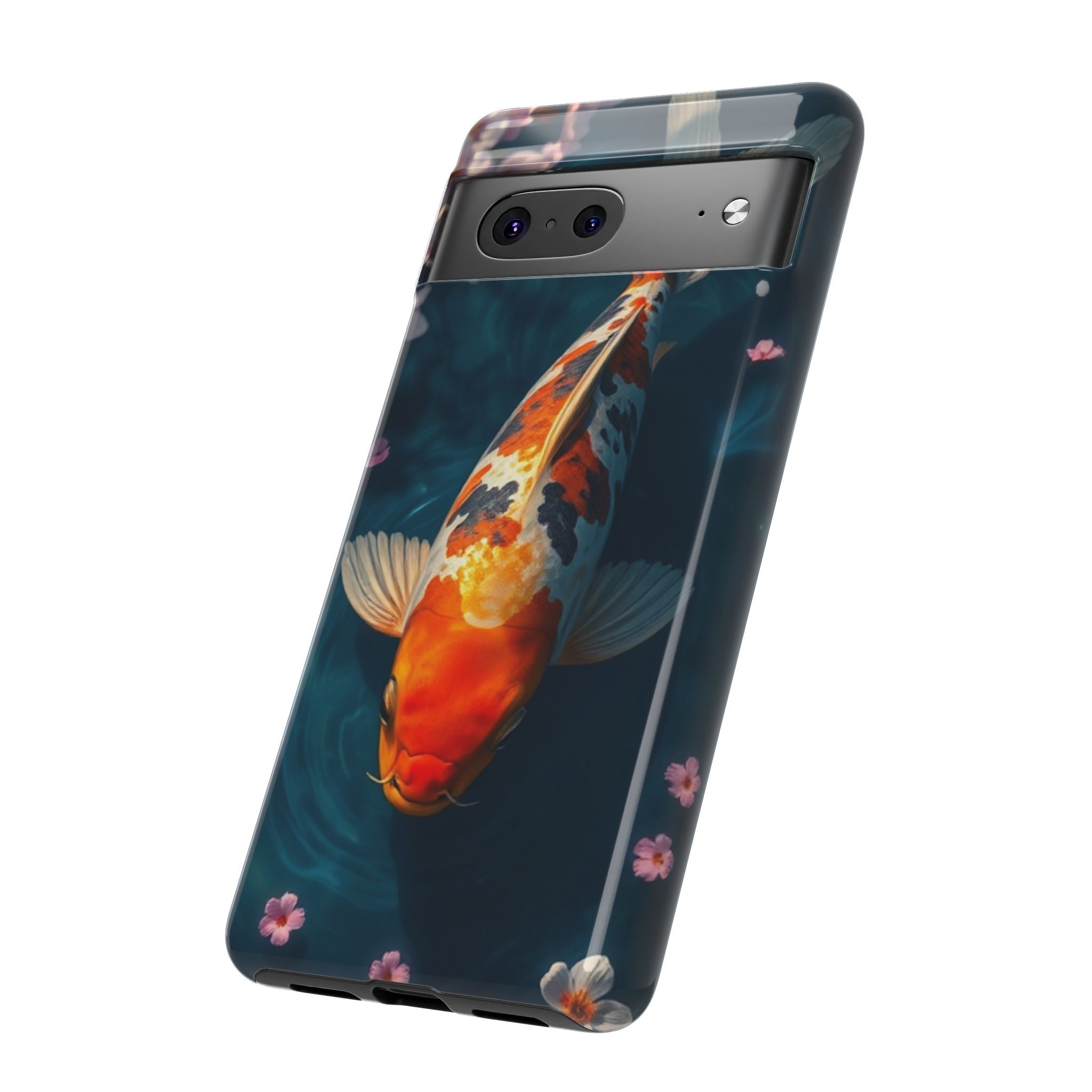 Peaceful Koi Cherry Blossom Tough Cases For Android & iPhone