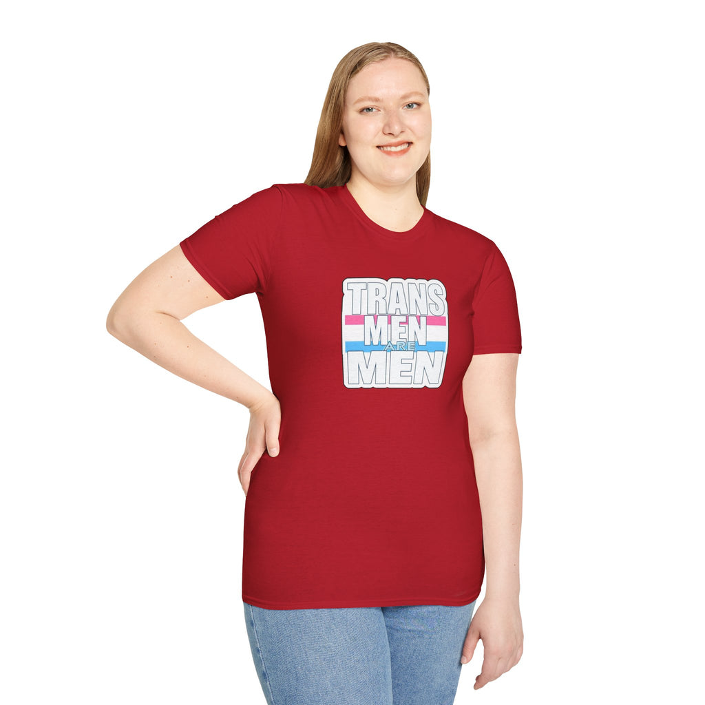 Unisex Softstyle T-Shirt - 'Trans Men Are Men' Statement Tee