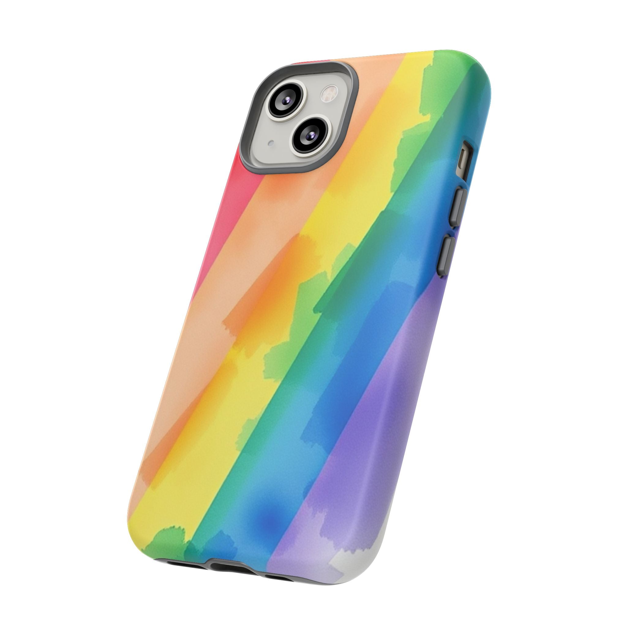 Rainbow Watercolor Art Tough Cases For Android & iPhone