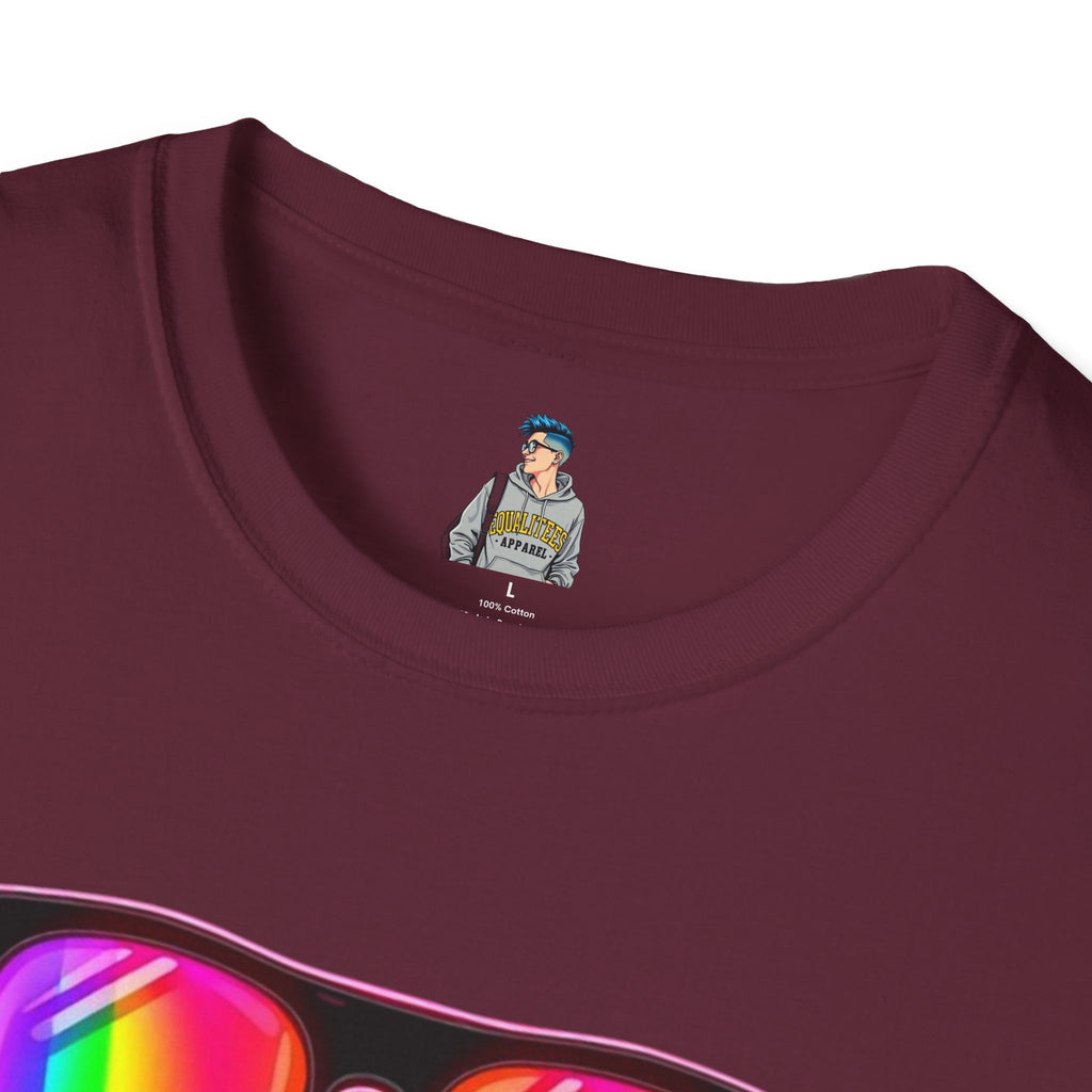 Rainbow Sunglasses Unisex t-shirt