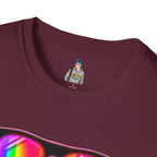 Rainbow Sunglasses Unisex t-shirt