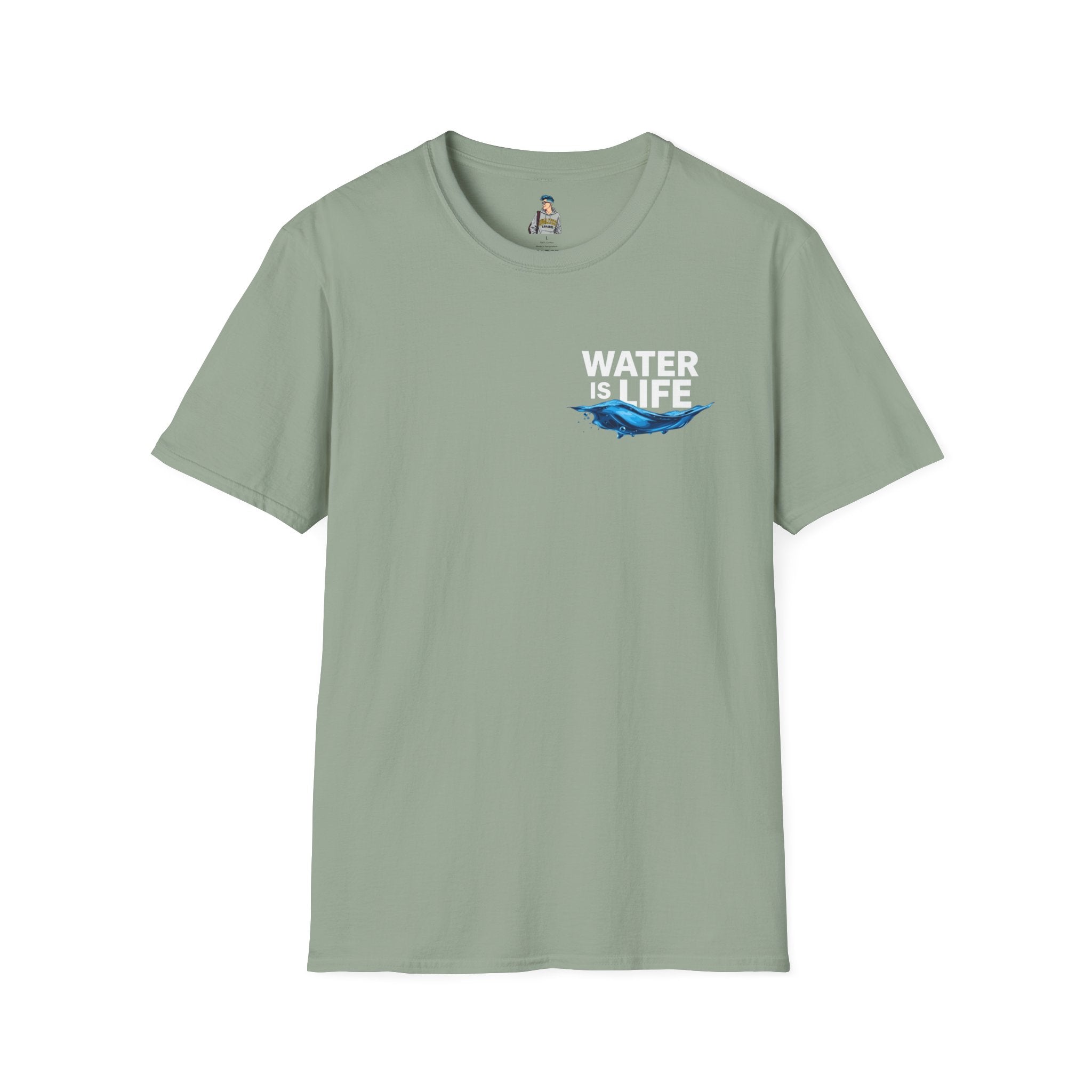 Water is Life Unisex T-Shirt | Eco-Friendly Tee for Environmentalists, Beach Lovers, Awareness Campaigns, Gifting