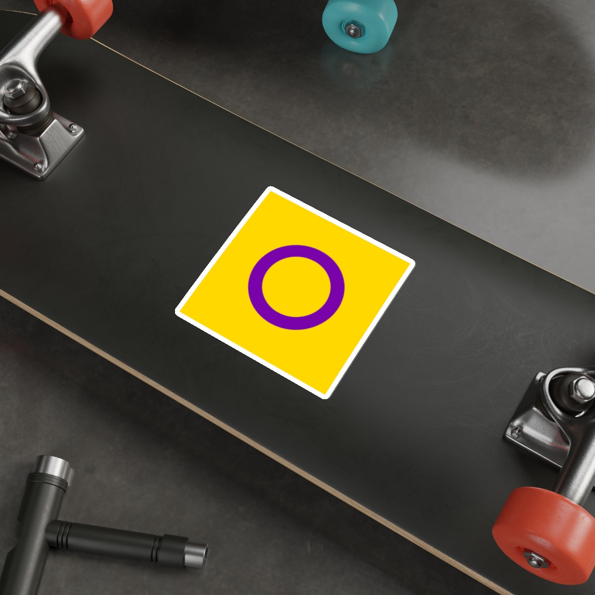 Die-Cut Stickers - Intersex Pride