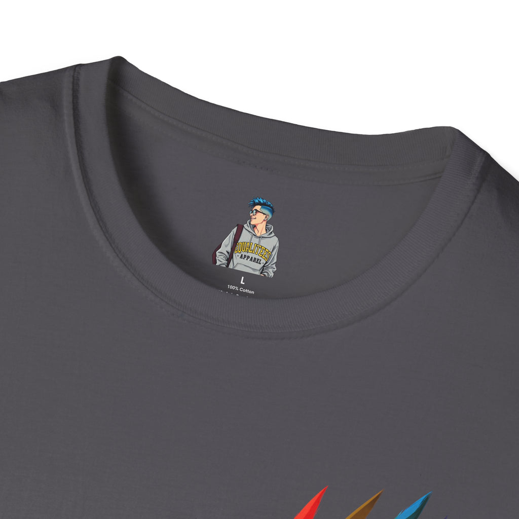 Rainbow Scratch Unisex Softstyle T-Shirt - Casual Comfort for All Occasions