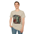 Patriots Don’t Stand For This T-Shirt — Statue of Liberty & Distressed Flag Graphic