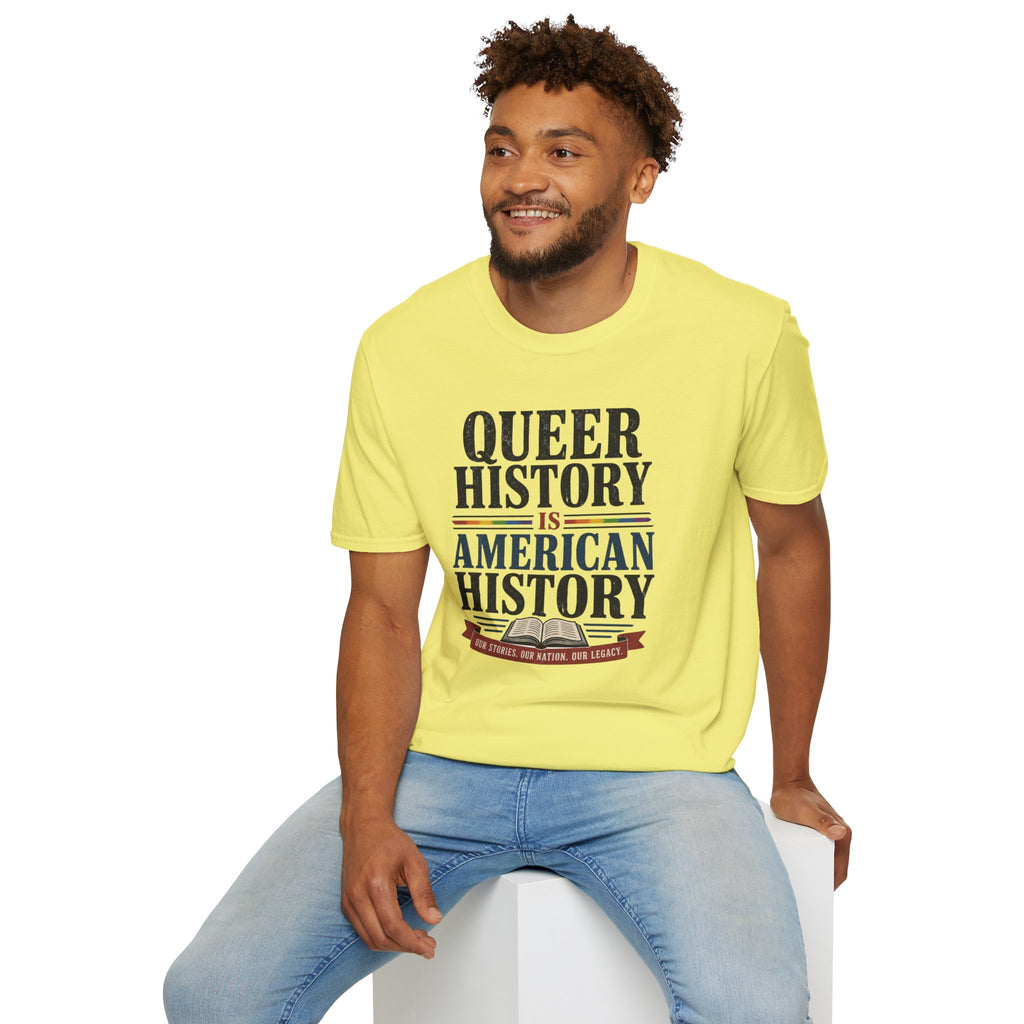 Queer History Is American — Graphic T-Shirt