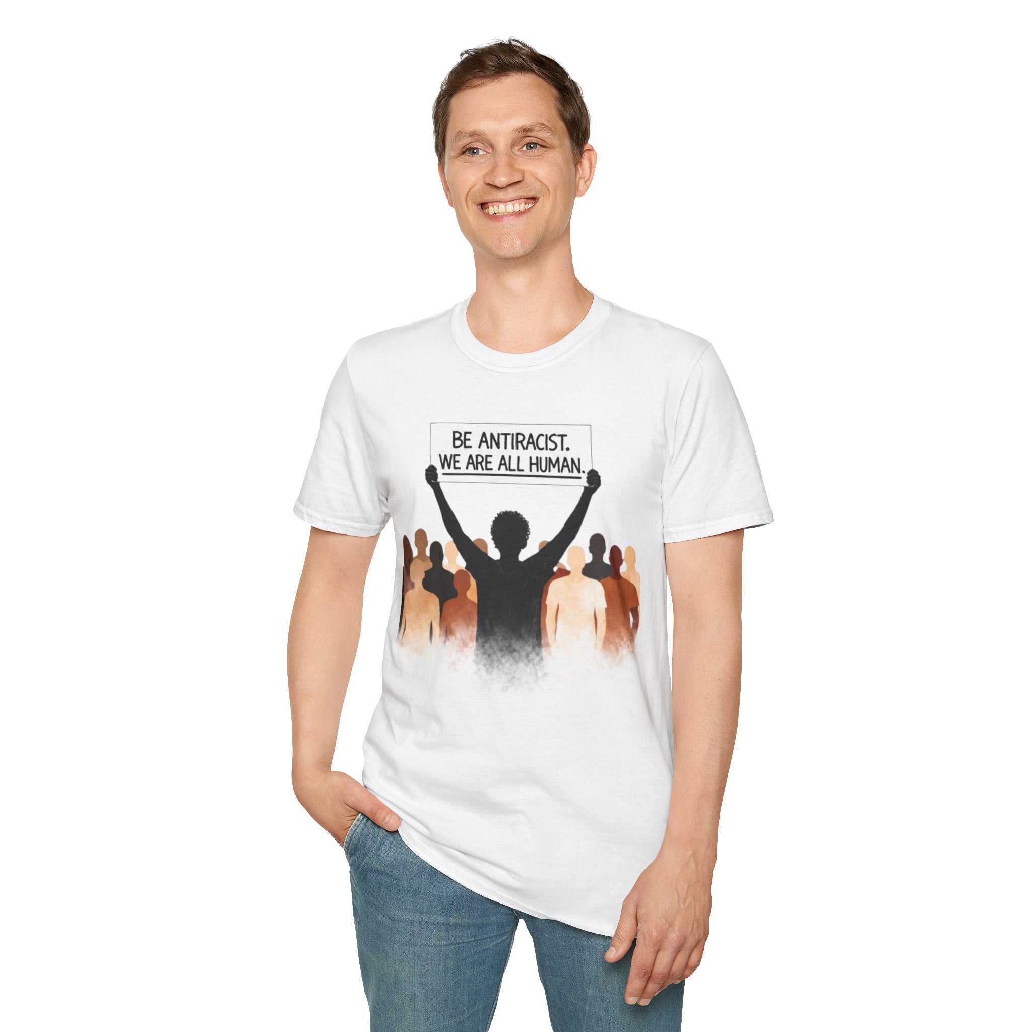 Be Antiracist T-Shirt — “Black People Aren’t Apes” Social Justice Tee