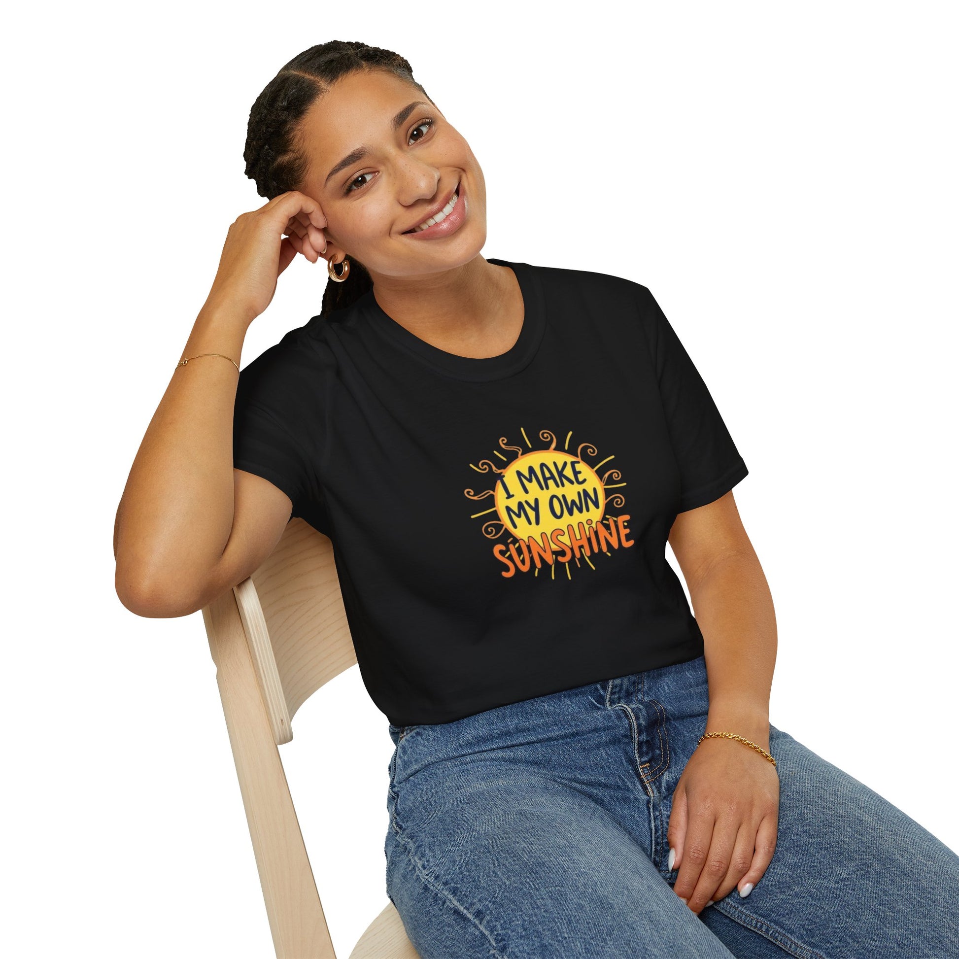 I Make My Own Sunshine Unisex Softstyle T-Shirt - Positive Vibes Apparel