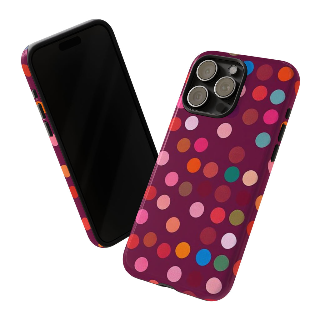 Polka Dot Tough Case for iPhone