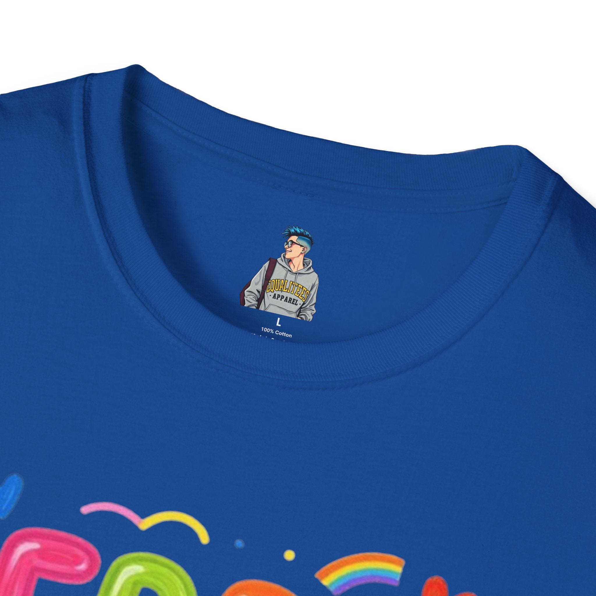 Free Parent Hugs T-Shirt — Colorful Affirming Pride