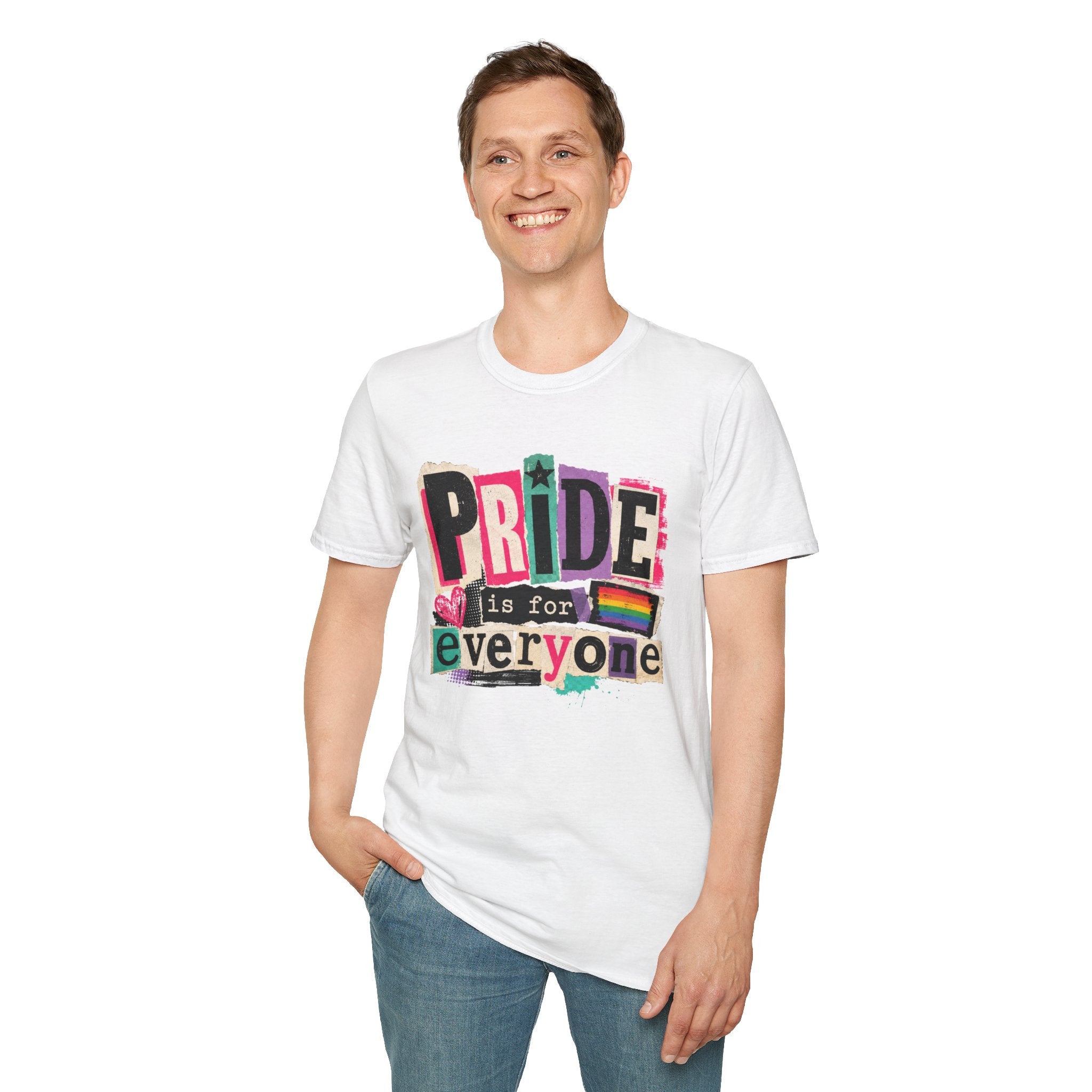 Pride Is for Everyone T-Shirt — Colorful LGBTQ+ Ally Tee
