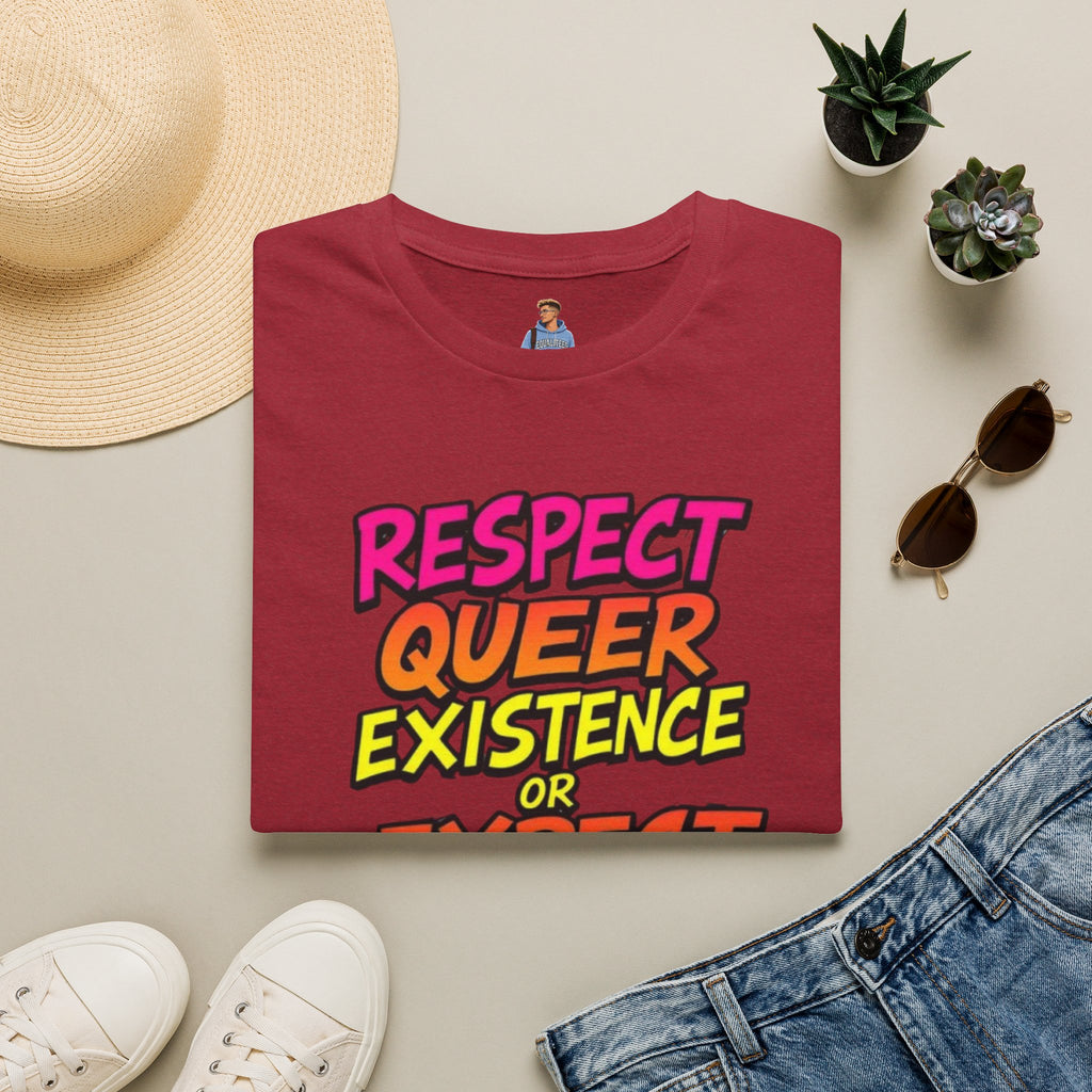 Respect Queer Existence or Expect Queer Resistance T-Shirt