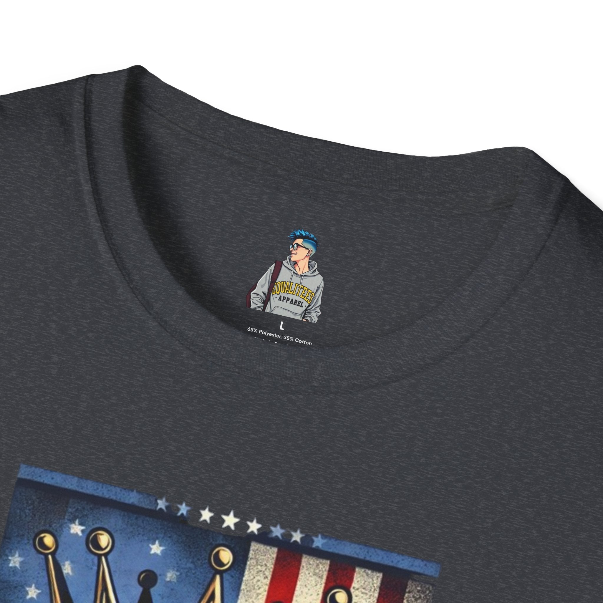 No Kings in America-Democracy Matters  Unisex Softstyle T-Shirt