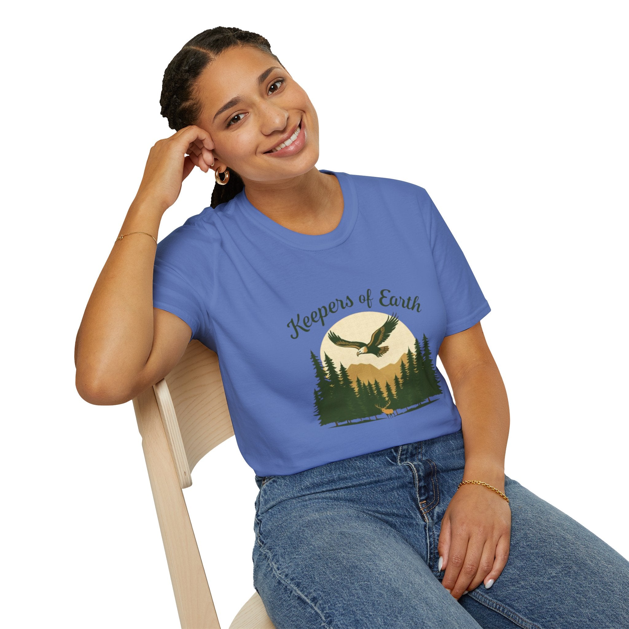 Keepers of the Earth Eagle and Elk T-shirt