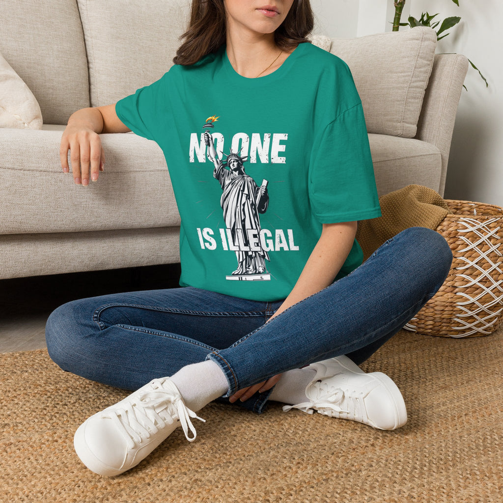 No One Is Illegal Graphic T-shirt