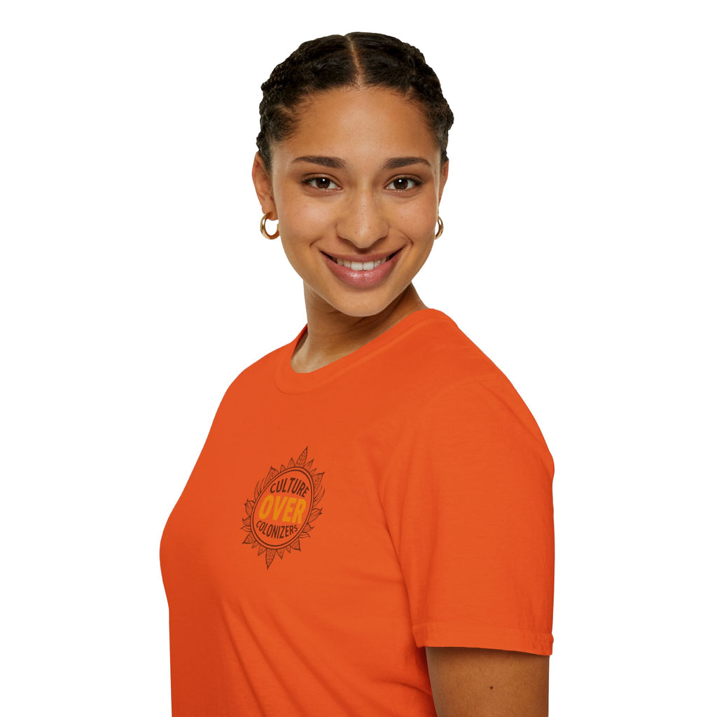 Culture Over Colonizers Unisex Softstyle T-Shirt